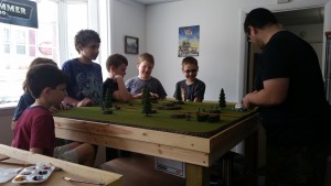 Enrico teaches a historical skirmish game.