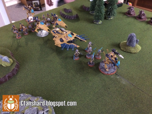 The Eldar moves cautiously forward...