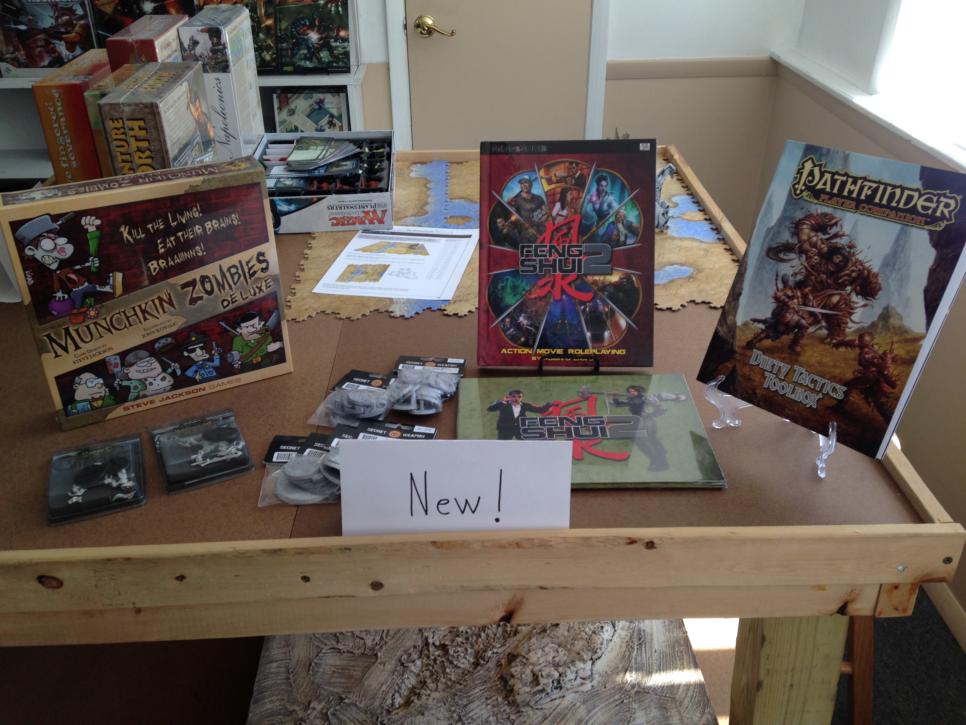 New in the Store! (9/16/15) Feng Shui 2nd Ed., Warmachin/Hordes, Secret Weapon, and more!