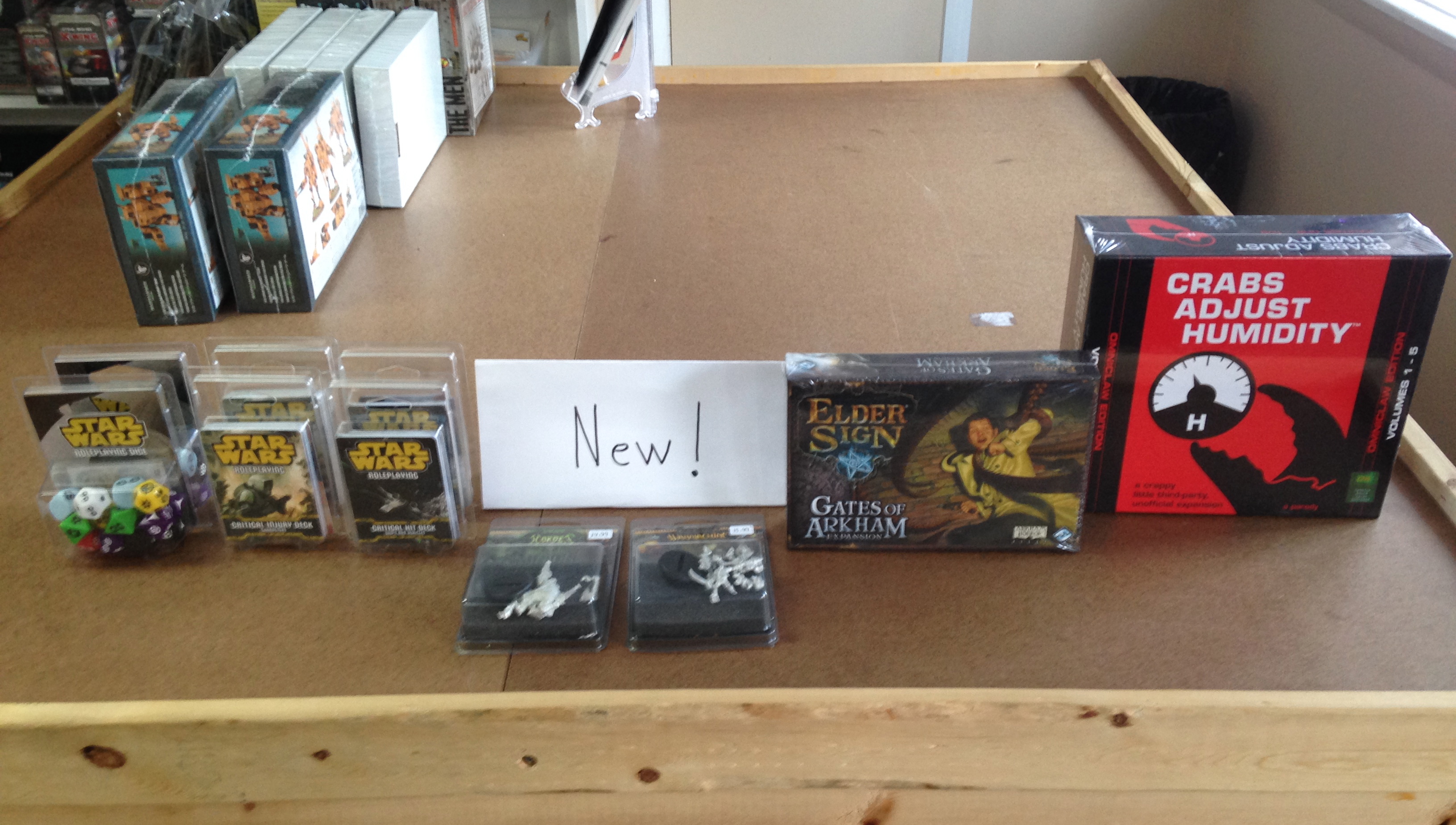 New in the Store & Restocks! (10/21/15) Star Wars RPG, Warmachine/Hordes, and Elder Sign