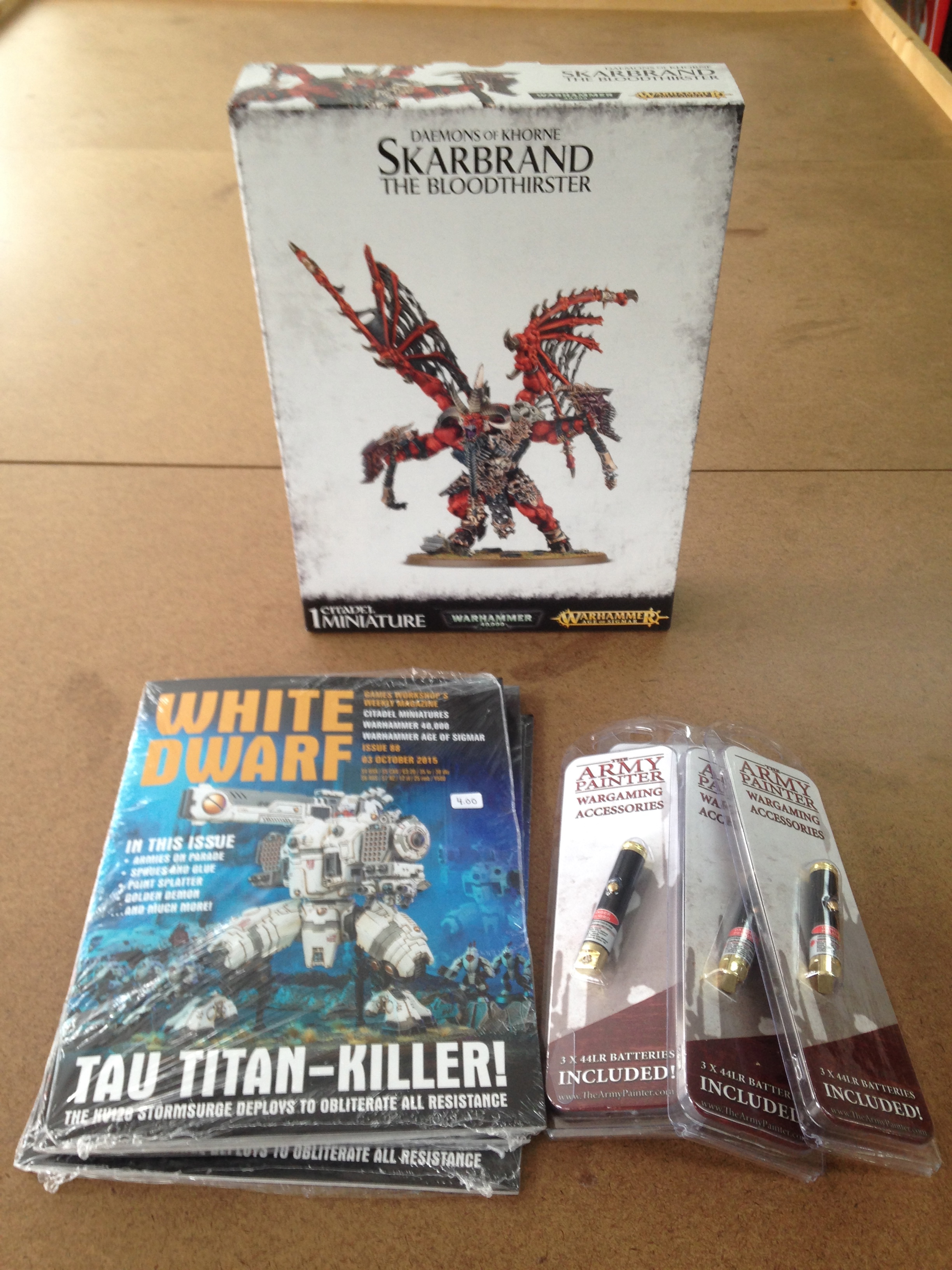 New in the Store and Restocks! (10/3/15) Skarbrand, White Dwarf, and Target Locks
