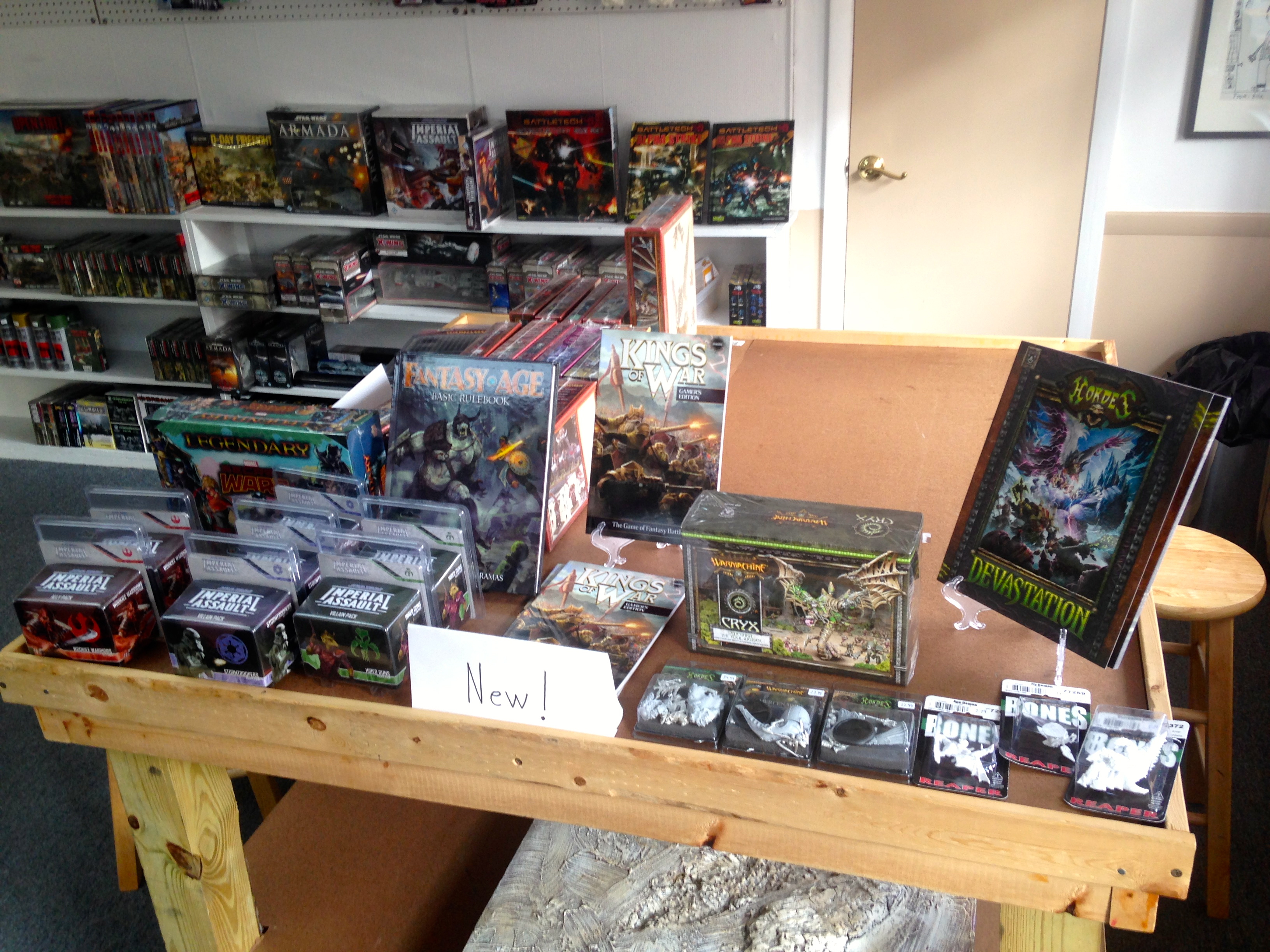 New in the Store! (10/7/15) Imperial Assault, Warmachine/Hordes, Kings of War, and more!