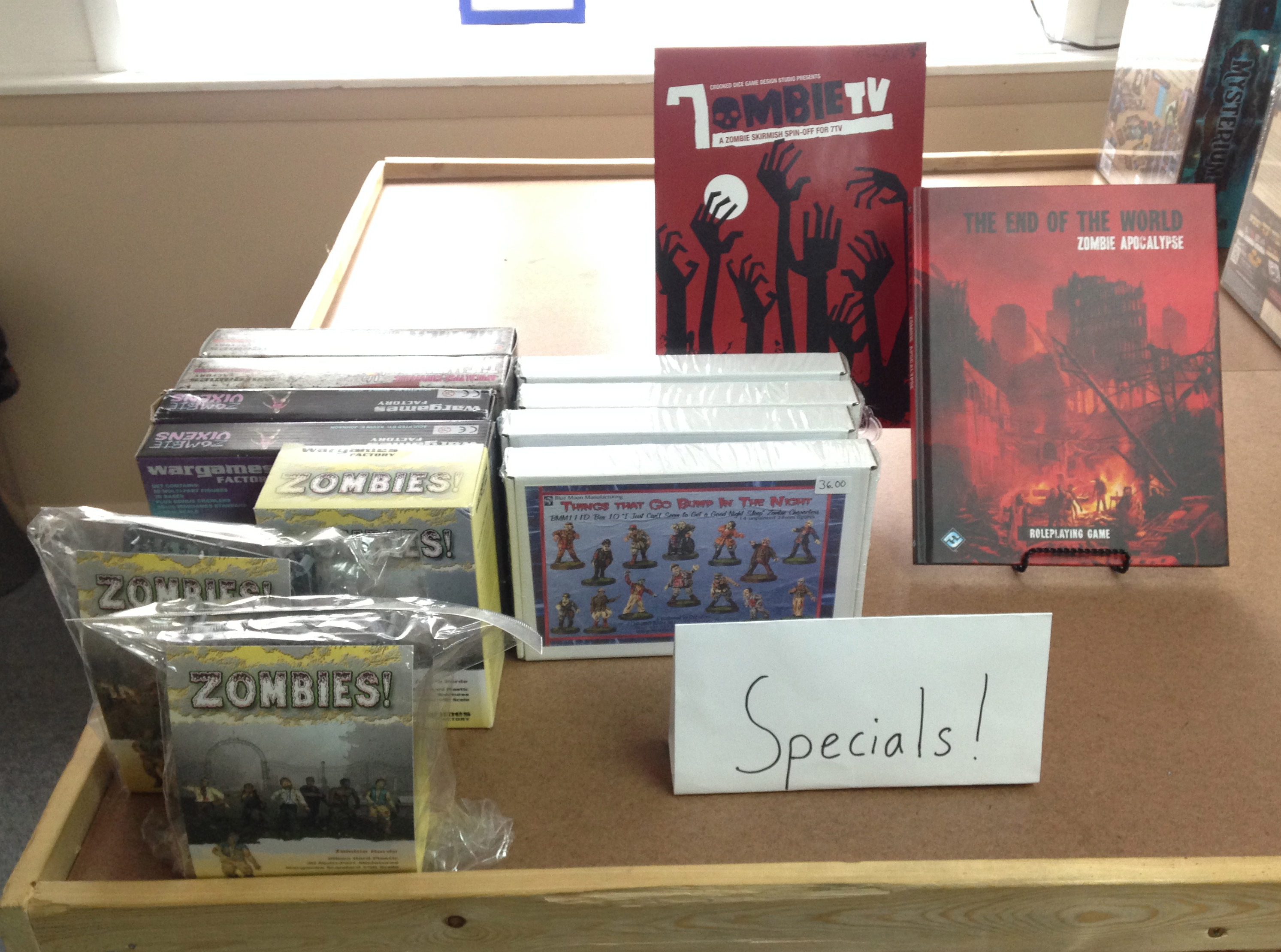 This Week’s Specials! (10/14/15) Zombie Horror Sale!