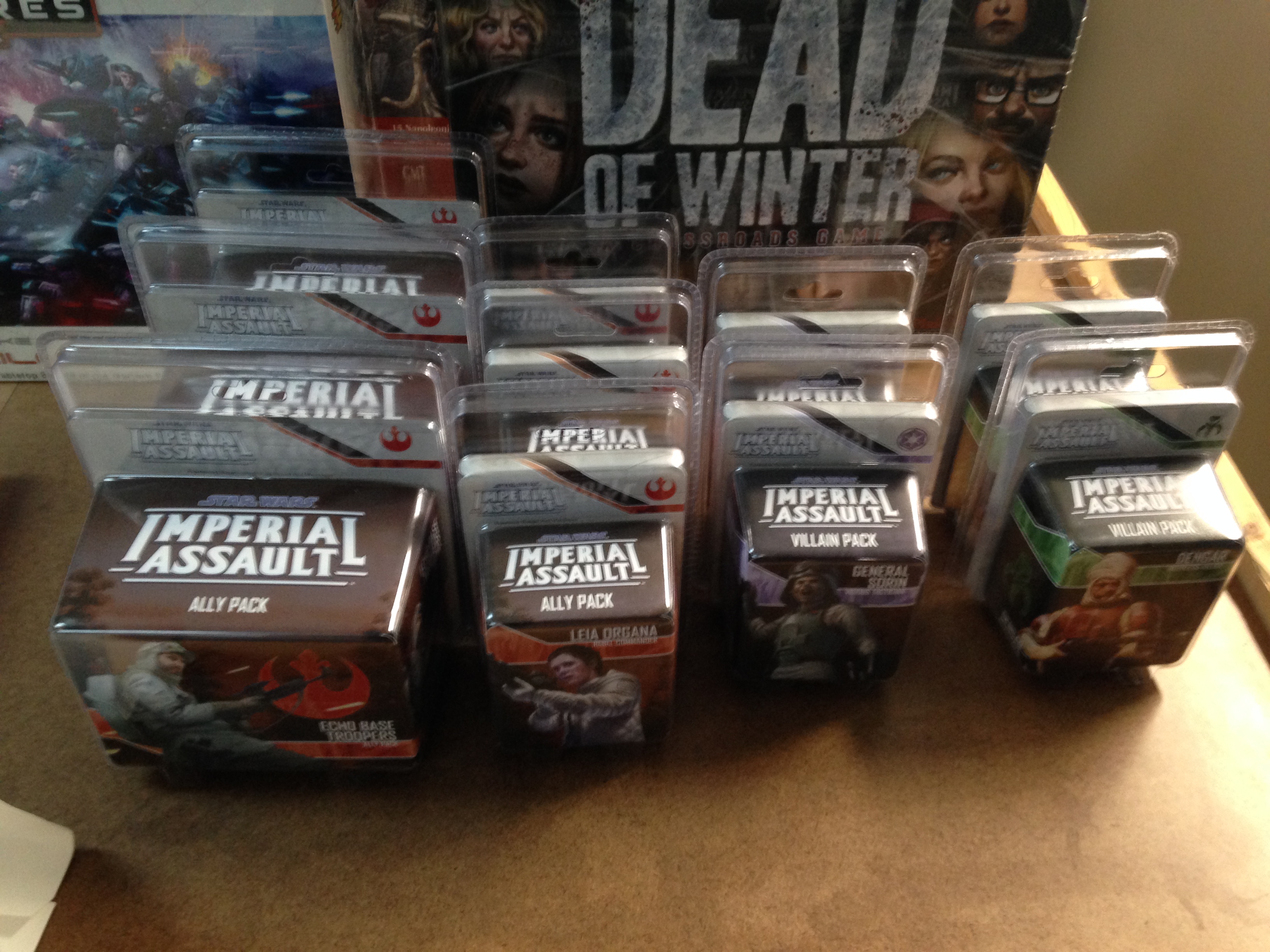New in the Store 12/23/15! Imperial Assault Echo Base Troopers, Leia Organa, General Sorin, and Dengar
