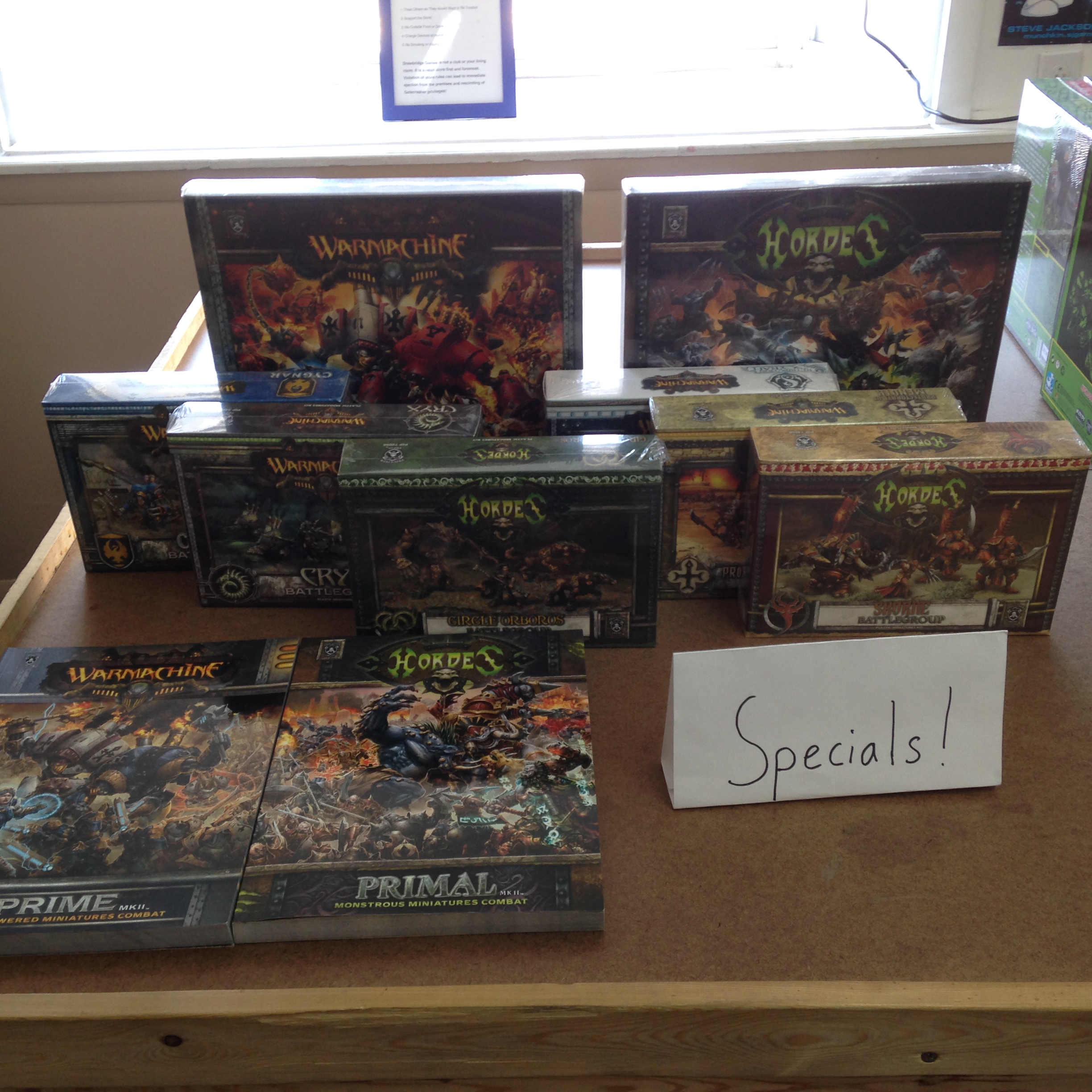 Warmachine and Hordes Super Sale!