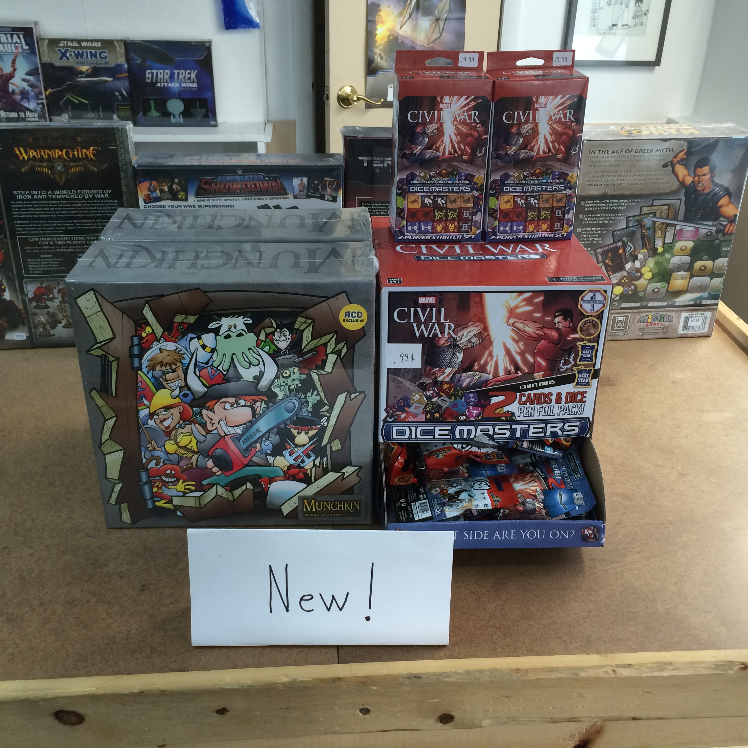 Civil War Dice Masters & Munchkin Monster Box!