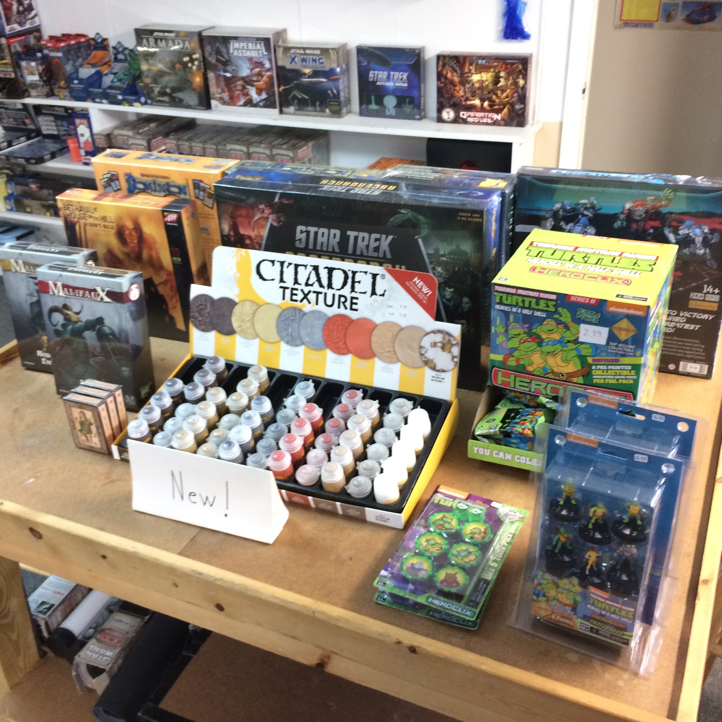 New TMNT Heroclix, Malifaux, and More Restocks!