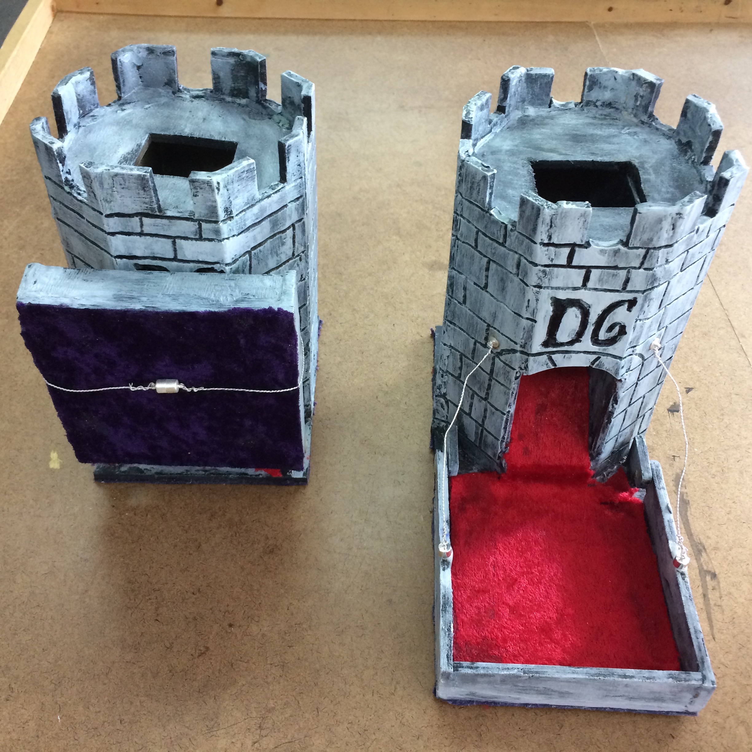 Drawbridge Games Dice Towers in Extra Life Auction!