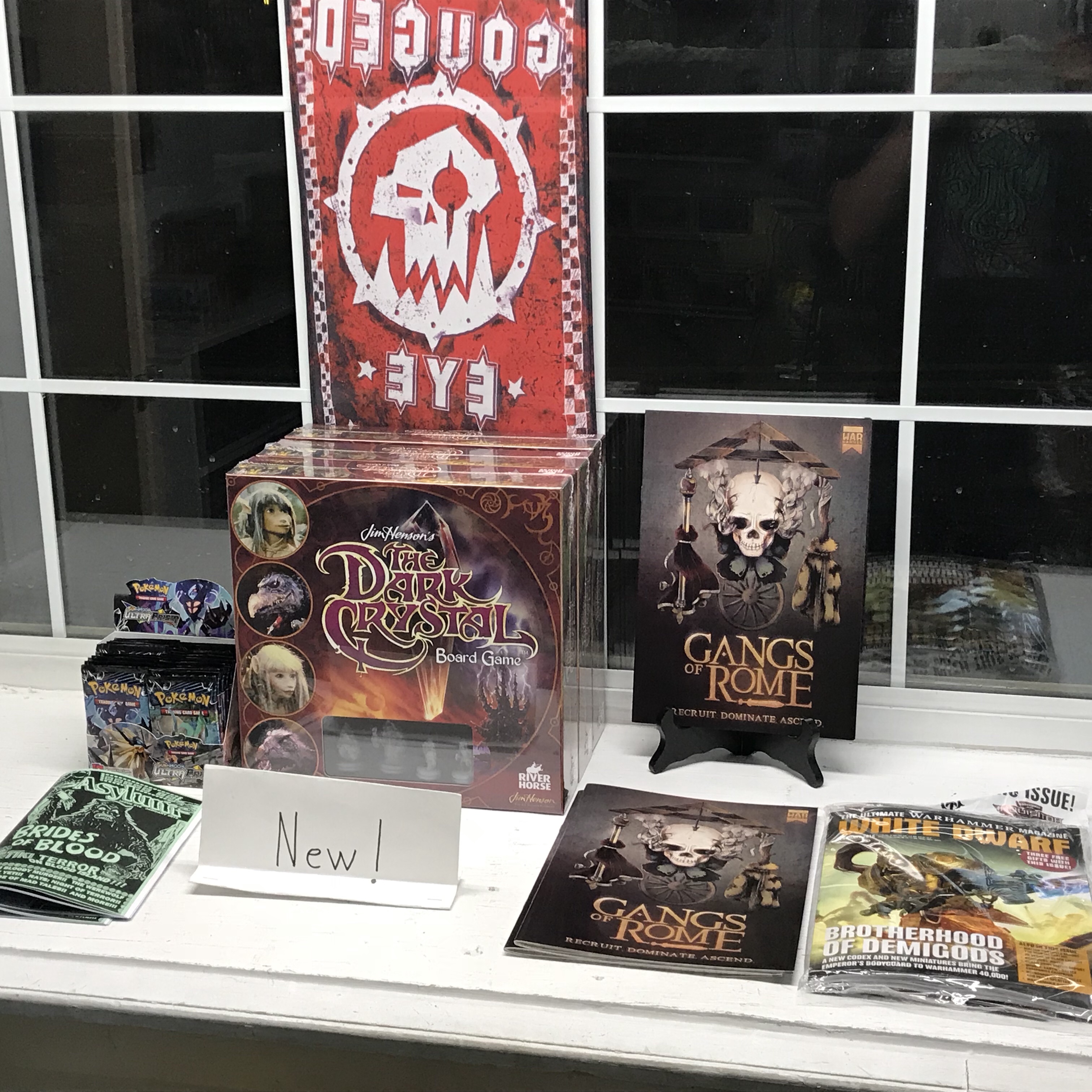 The Dark Crystal Board Game, Gangs of Rome, and Pokémon Ultra Prism