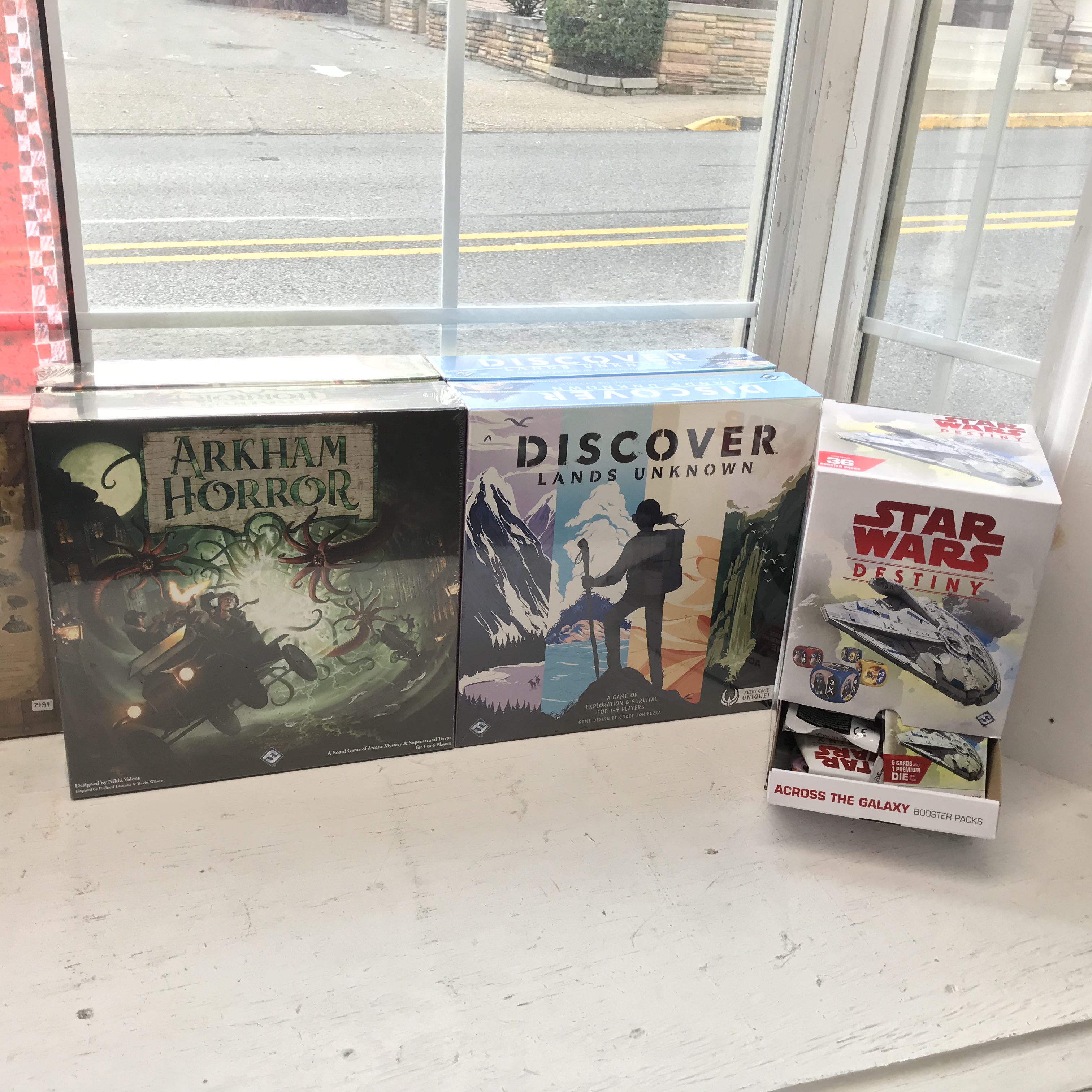 Arkham Horror 3rd Edition, Discover: Lands Unknown, and Star Wars: Destiny – Across the Galaxy