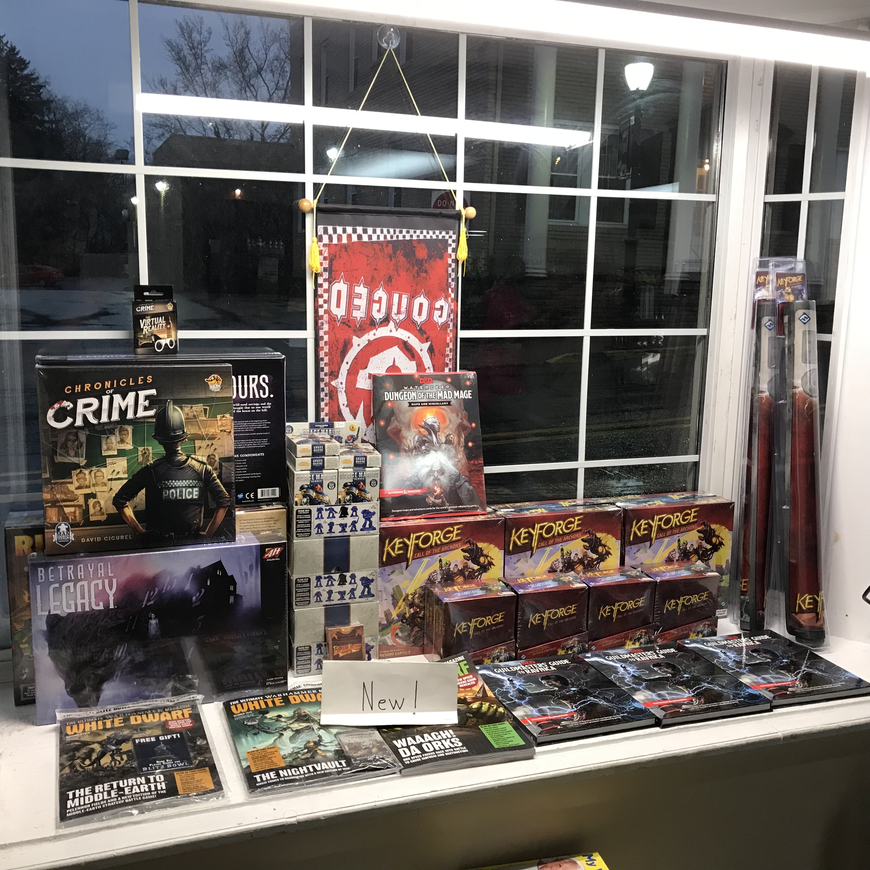 Keyforge, Chronicles of Crime, and Betrayal Legacy!