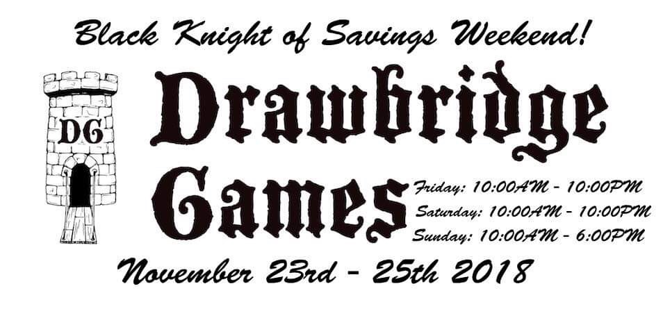 Black Knight of Savings Weekend Sale! 11/23/18 – 11/25/18