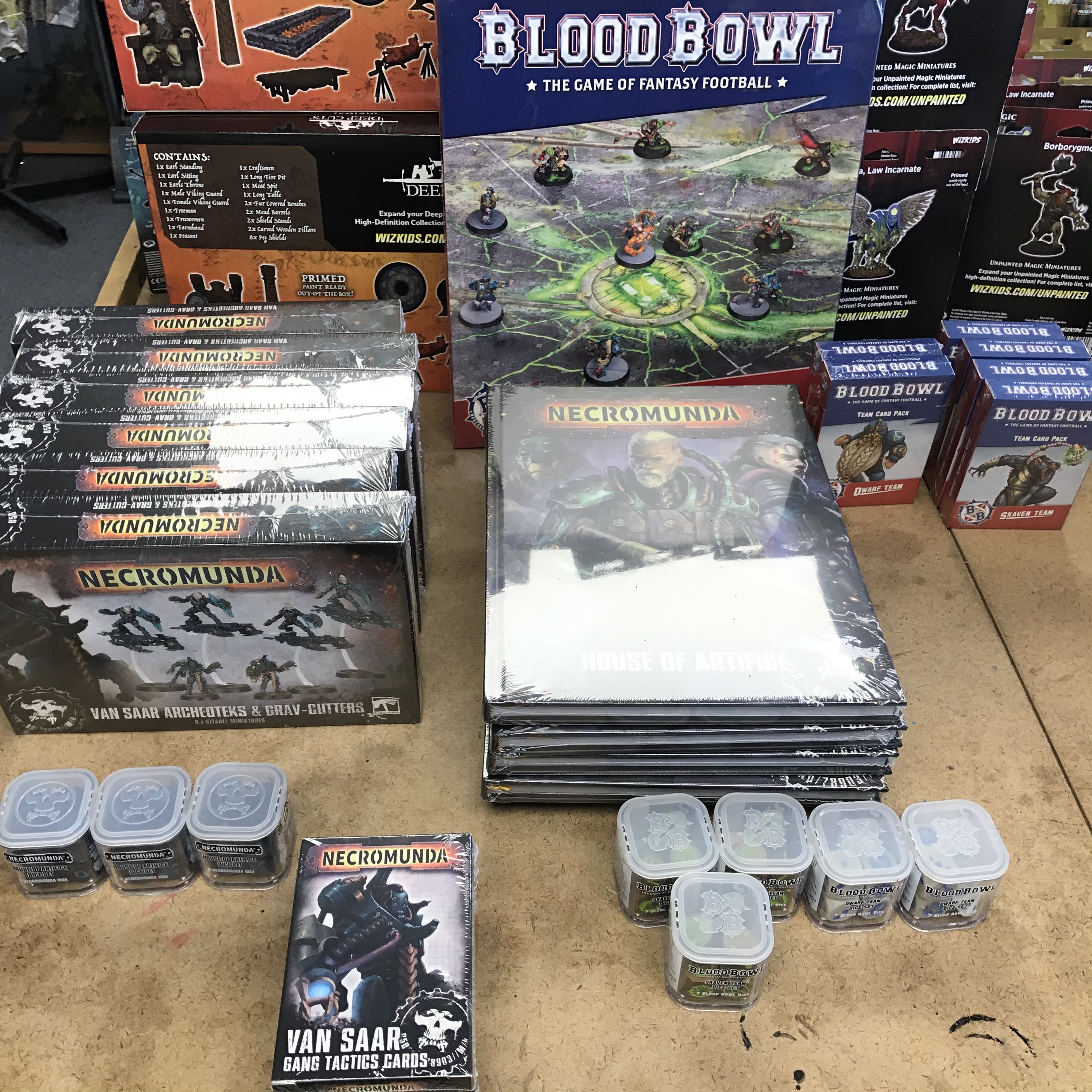 New Blood Bowl, Necromunda, and RPGs!