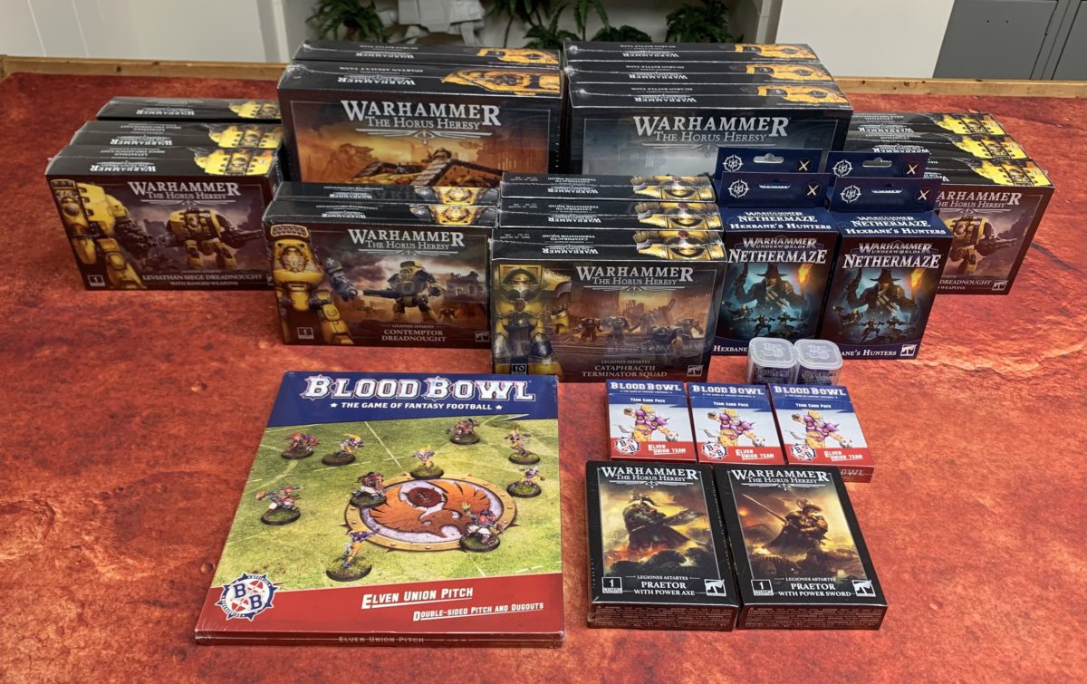 New Horus Heresy, Blood Bowl, and Warhammer Underworlds